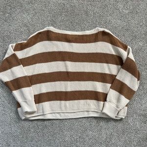 Boat Neck Knit Sweater (NWOT)